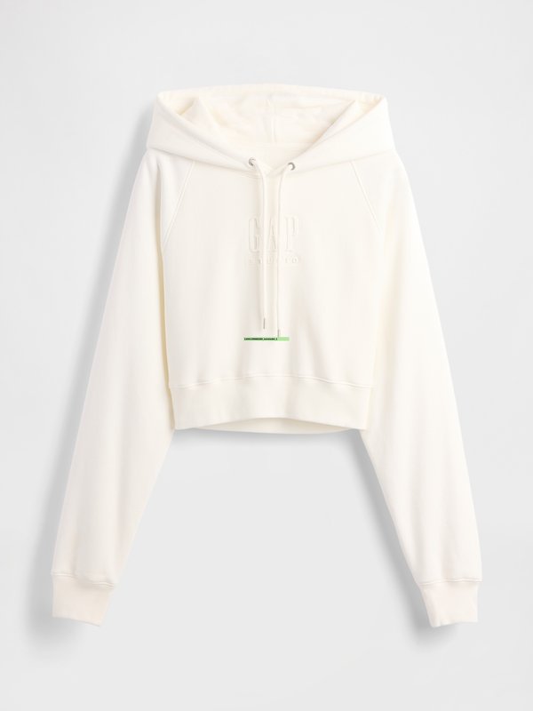GAP STUDIO LOGO CROP HOODIE - Sweatshirt3