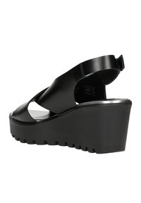 Wojas Sandali con plateau - czarny