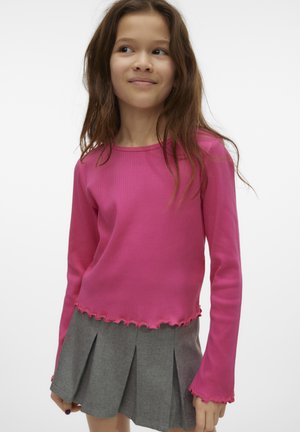 VERO MODA Girl VMLAVENDER CROPPED  - Camiseta de manga larga - fuchsia purple
