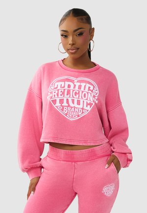 CROPPED - Sweatshirt - fuschia purple