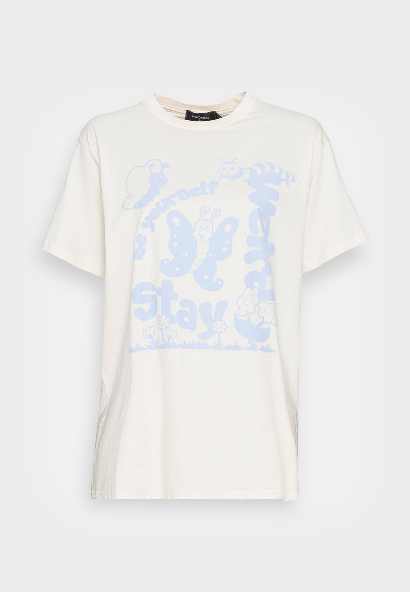 New Girl Order T-shirt print beige