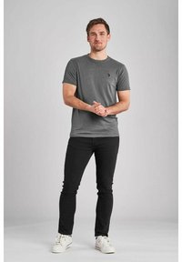 U.S. Polo Assn. ARJUN - Jednoduché tričko - medium grey melange