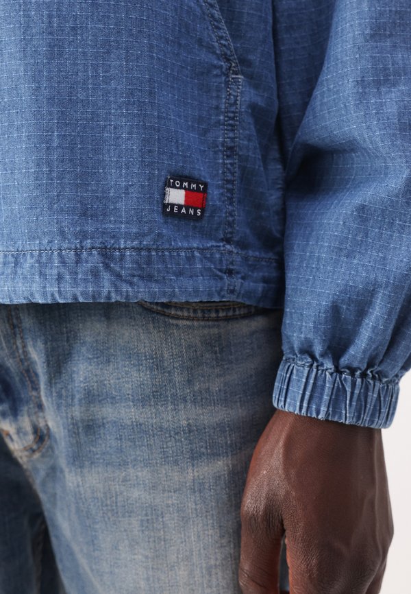 ZIP THROUGH RIPSTOP - Denim jacket - denim dark3