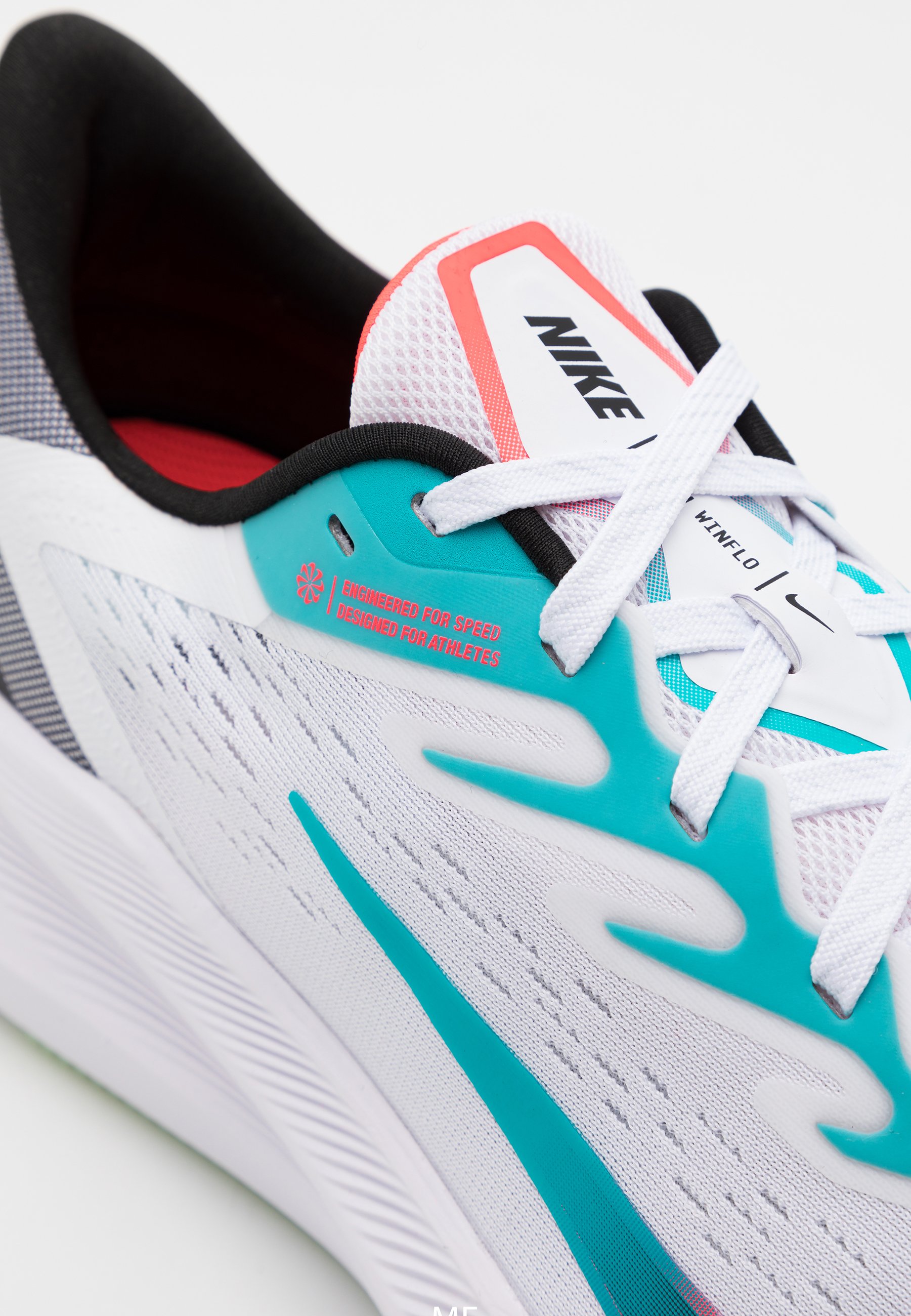 Nike Performance ZOOM WINFLO 7 - Zapatillas de running neutras - summit  white/black/flash crimson/blanco - Zalando.es