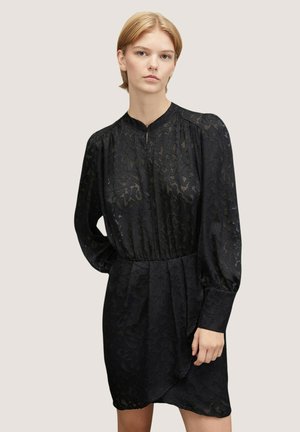 Motivi MINI IN RASO DEVORÉ - Freizeitkleid - nero