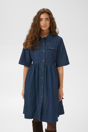Culture, CUPLITA ALVINA - Robe en jean - rinse wash