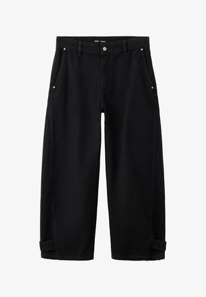 Mango, ADULT - Jean droit - black denim