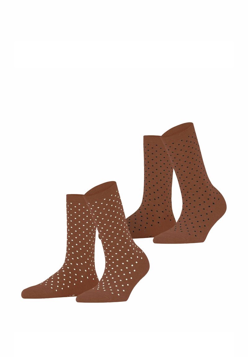 Esprit FINE DOT 2-PACK - Socken - rosewood