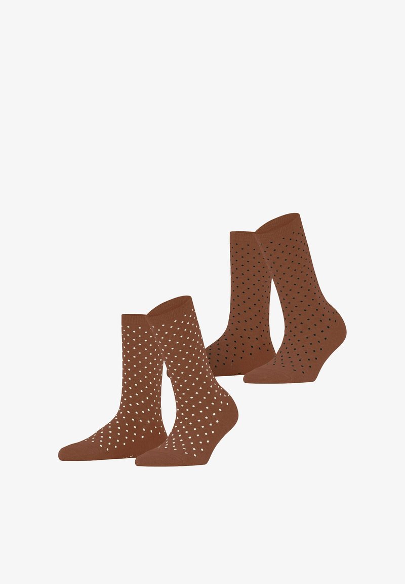 Esprit FINE DOT 2-PACK - Socken - rosewood