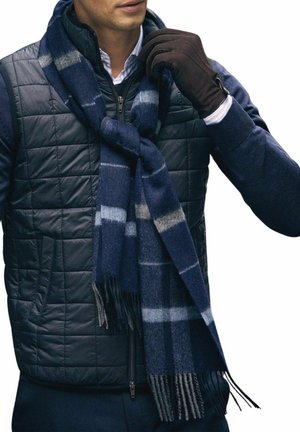 John Henric PLAID WOVEN WINTER - Sjal / Tørklæder - blue