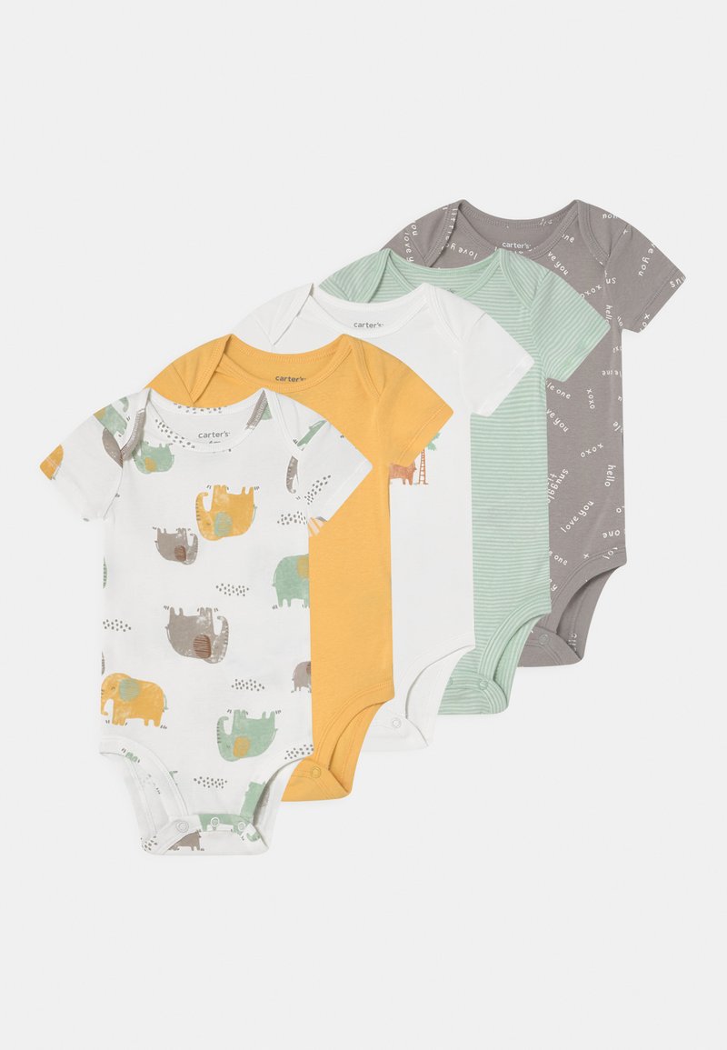Carter's BODYSUITS UNISEX 5 PACK Body white/yellow/weiß Zalando.de
