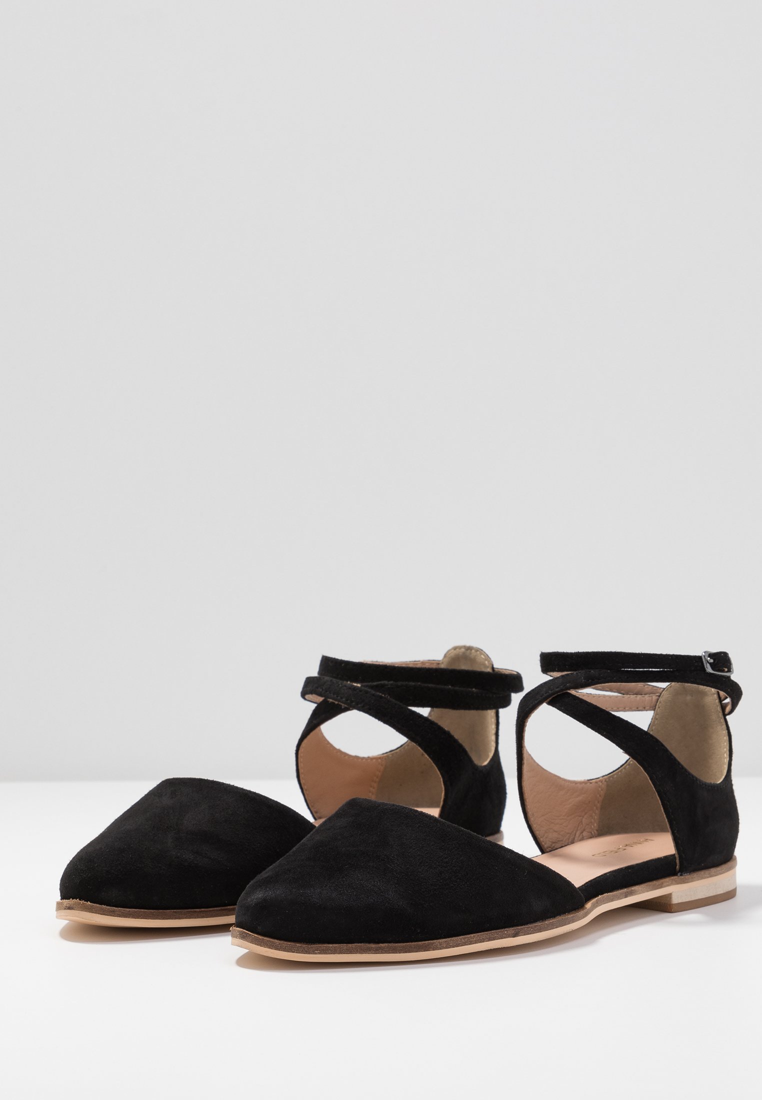 Femme LEATHER ANKLE STRAP BALLET PUMPS - Babies Femme LEATHER ANKLE STRAP BALLET PUMPS - Babies