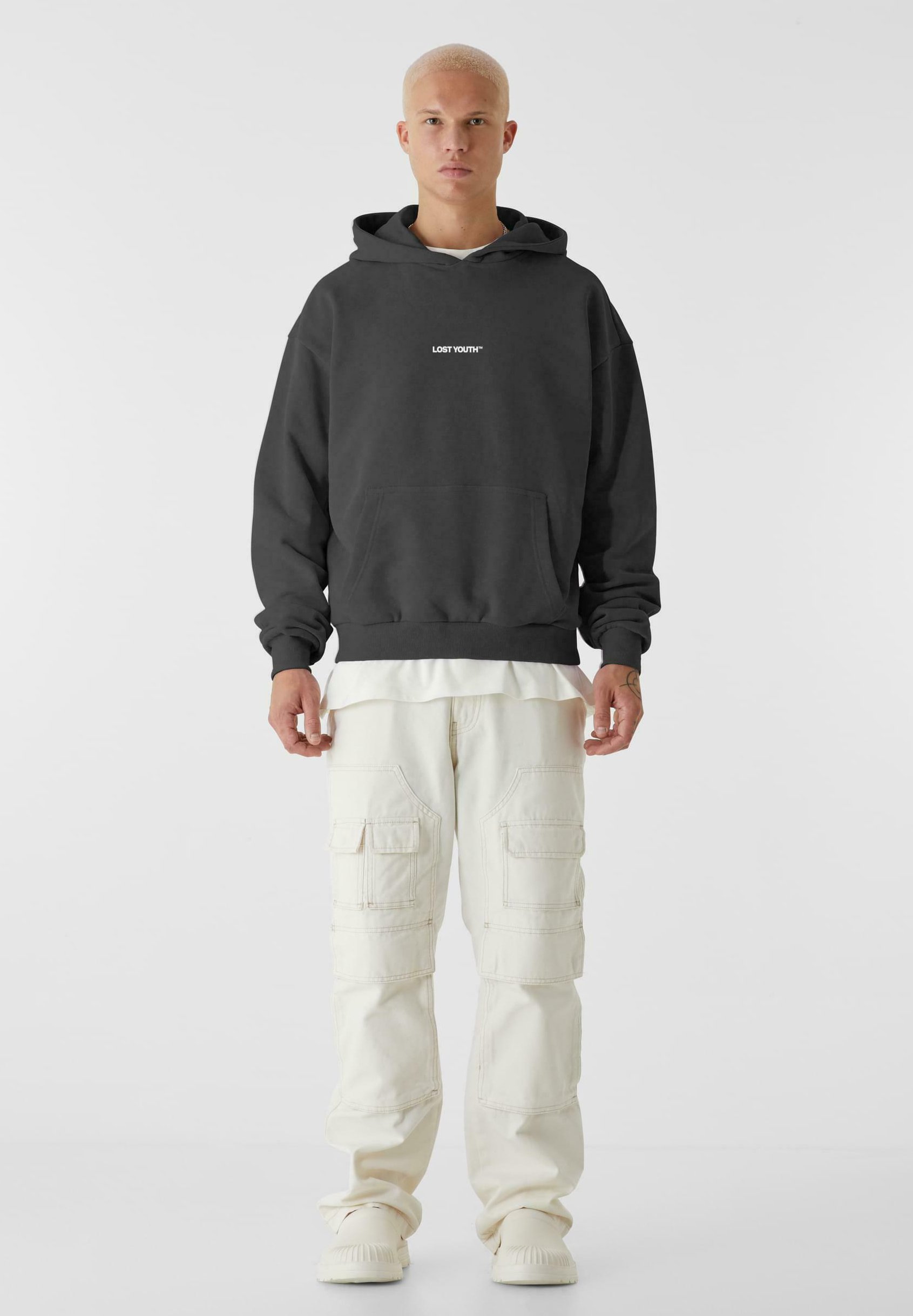 Lost Youth CHAOS - Hoodie - darkgrey/grijs - Zalando.nl