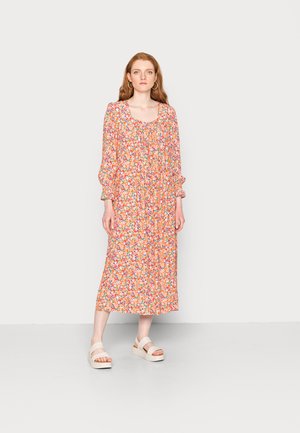PRINTED DRESS - Day dress - papaya