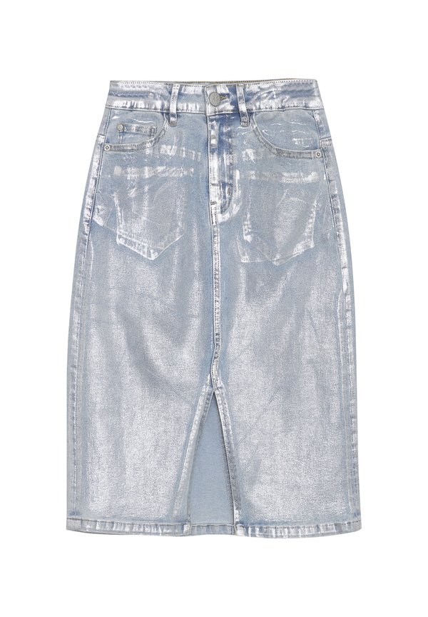 Jeansrock - silver