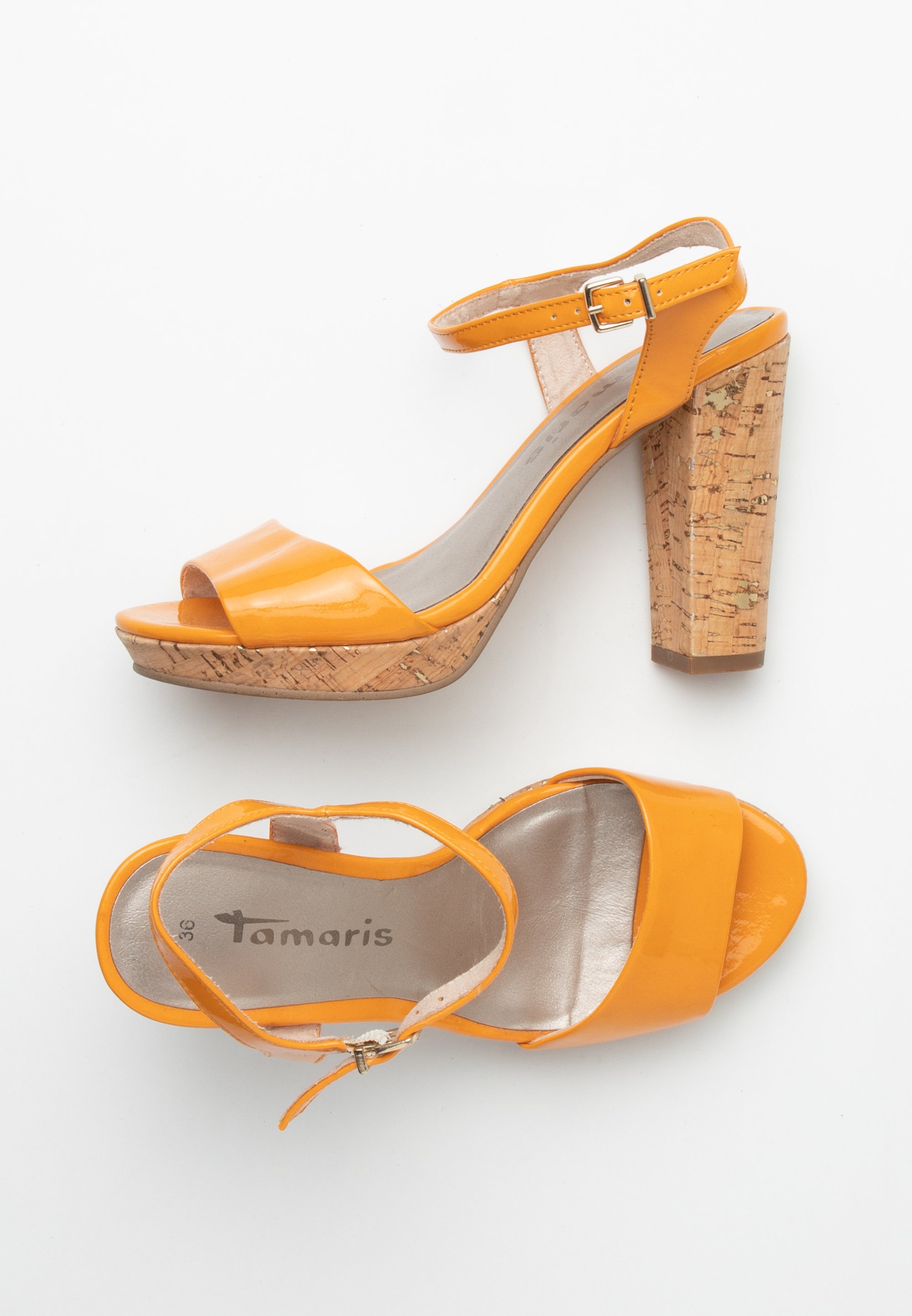Tamaris High Heel Sandalette orange (Pre-owned) Zalando