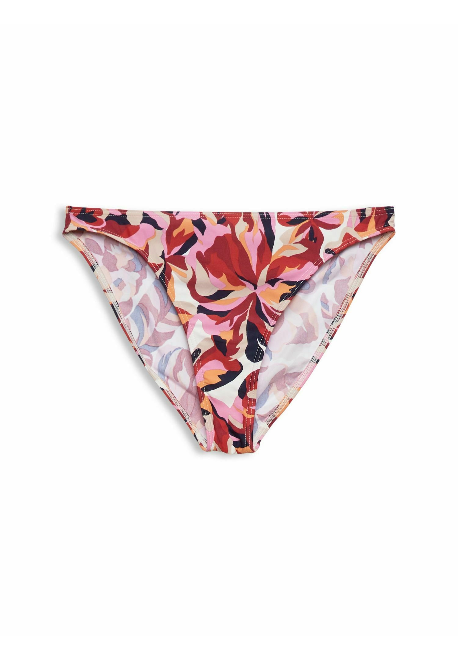 ESPRIT Damen Bikini Top Carilo Beach – Dark Red, Gepolsterte Cups, Aus Recycelter Mikrofaser