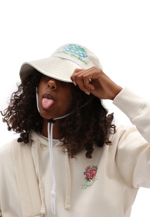ECO POSITIVITY BUCKET HAT - Hoed - natural