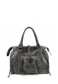 OH MY BAG À EN ITALIEN EFFET SANDSTORM - Sac à main - gris foncé