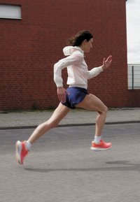 ASICS GEL NIMBUS 25 - Hardloopschoenen voor op de weg - papaya/violet quartz