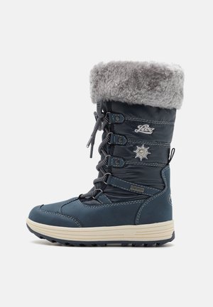 NELLIE - Snørestøvler - navy/grey