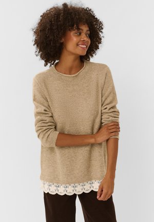 Culture, CUVERDIE PULLOVER - Pullover - dune melange