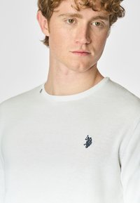 U.S. Polo Assn. GIROCOLLO  - Felpa - white