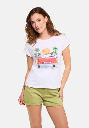 Koala Bay, KOALA BAY CAMISETA MANGA CORTA BLANCO - MOSTANG - Camiseta estampada - blanco