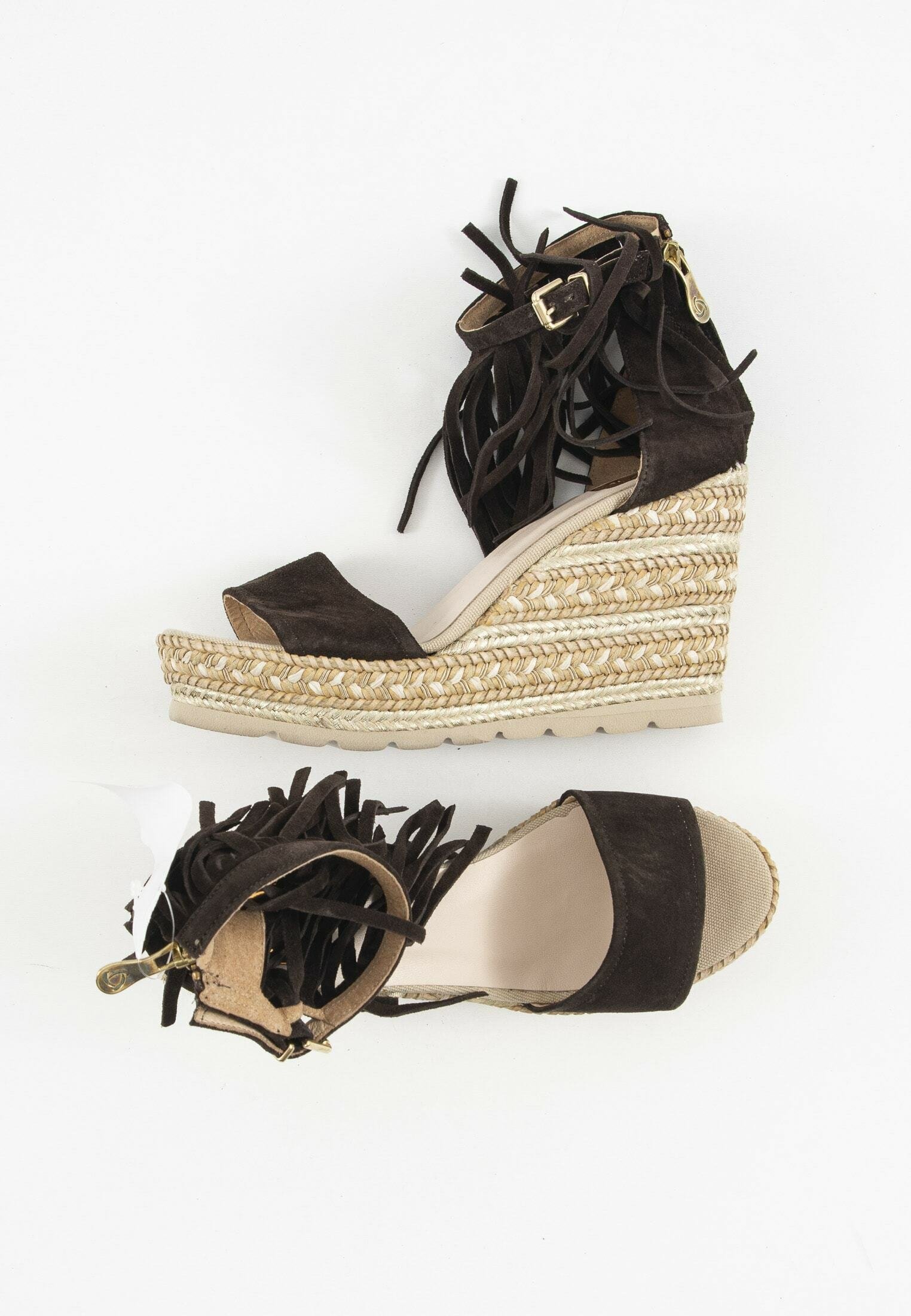 Kanna Sandalen met sleehak - brown/bruin - (Pre-owned) - Zalando.nl