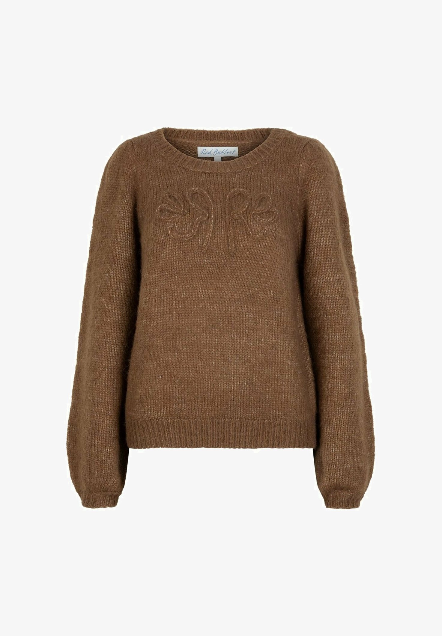 Red button Trui dark brown/donkerbruin1