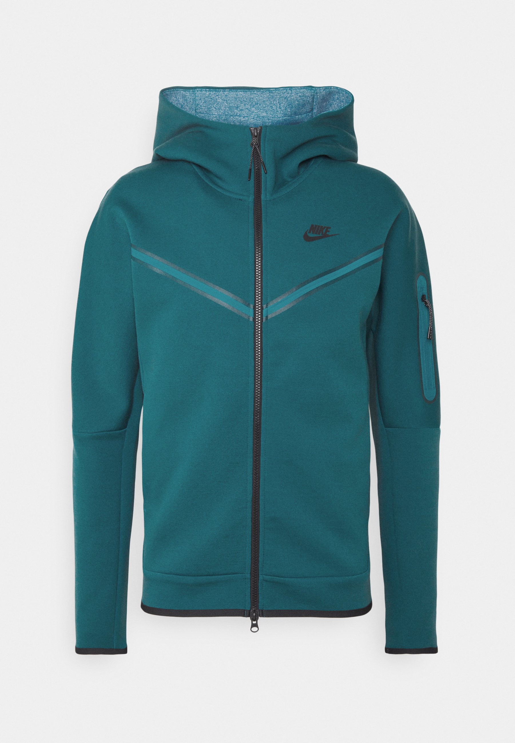 green nike zip up hoodie