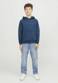 Jack & Jones Junior JJESTAR  NOOS  - Felpa con cappuccio - ensign blue