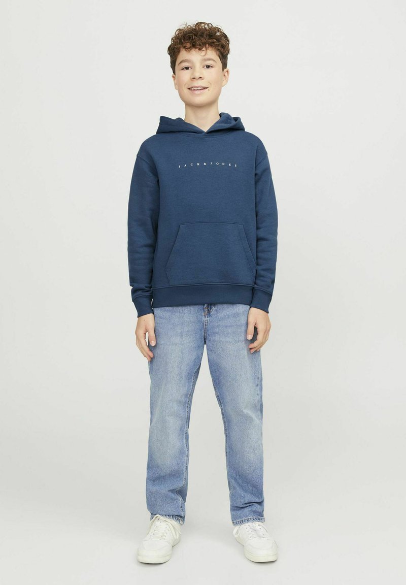 Jack & Jones Junior JJESTAR  NOOS  - Felpa con cappuccio - ensign blue