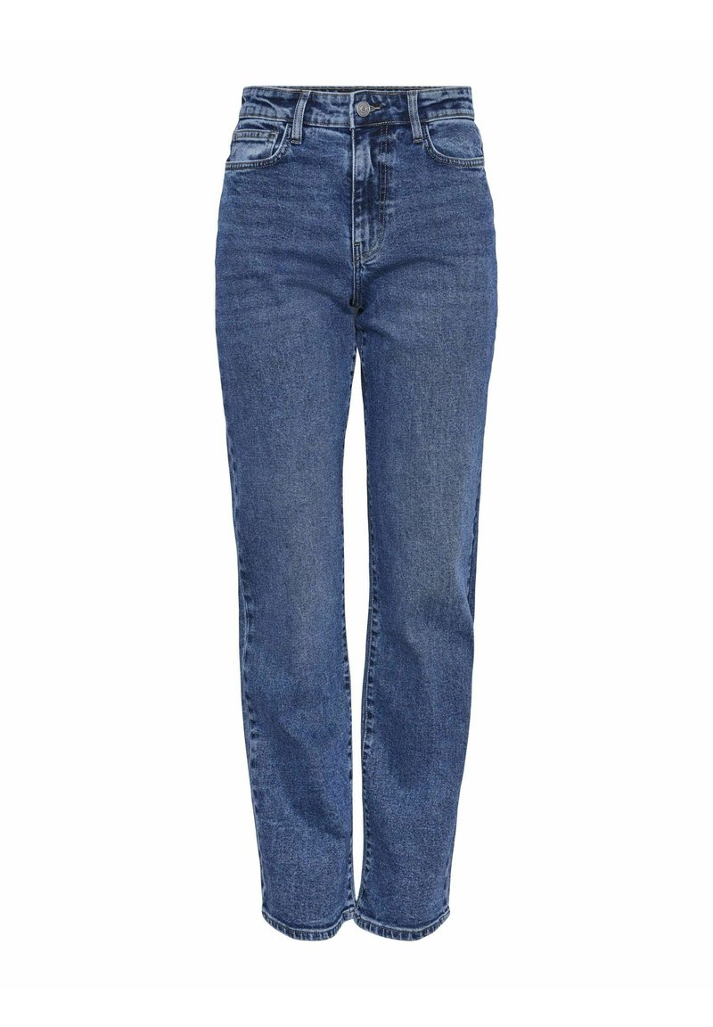 Pieces Relaxed fit jeans blauw denim/bluedenim