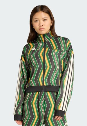FARM TIRO TT - Blouson Bomber - black/amazon green/preloved yellow