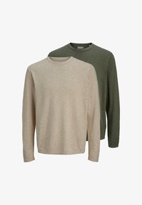 Non sélectionné, beige/dunkelgrün