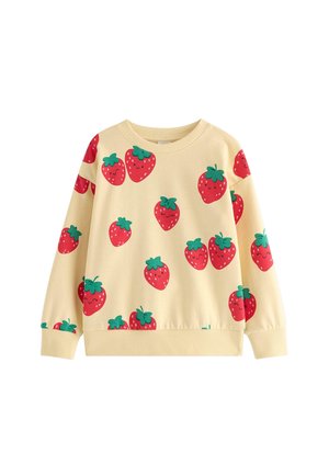 SWEATSHIRT DROPPED SHOULDER - Sweatshirt - light dusty yellow