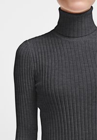 Wolford MERINO RIB - Gebreide jurk - anthr. melé