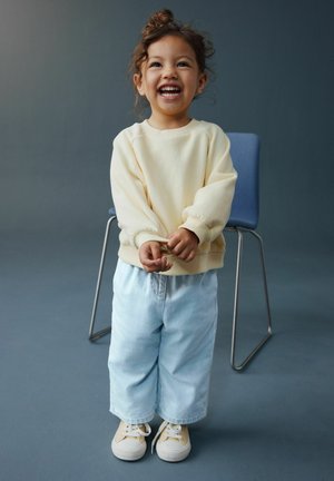 Next, WIDE - Relaxed fit jeans - light wash