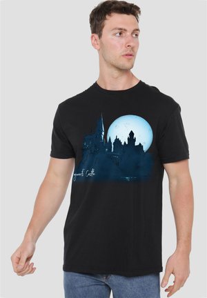 Harry Potter, HARRY POTTER HOGWARTS SKETCH - Print T-shirt - black