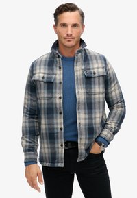MILLER - Shirt - roderick check dark blue