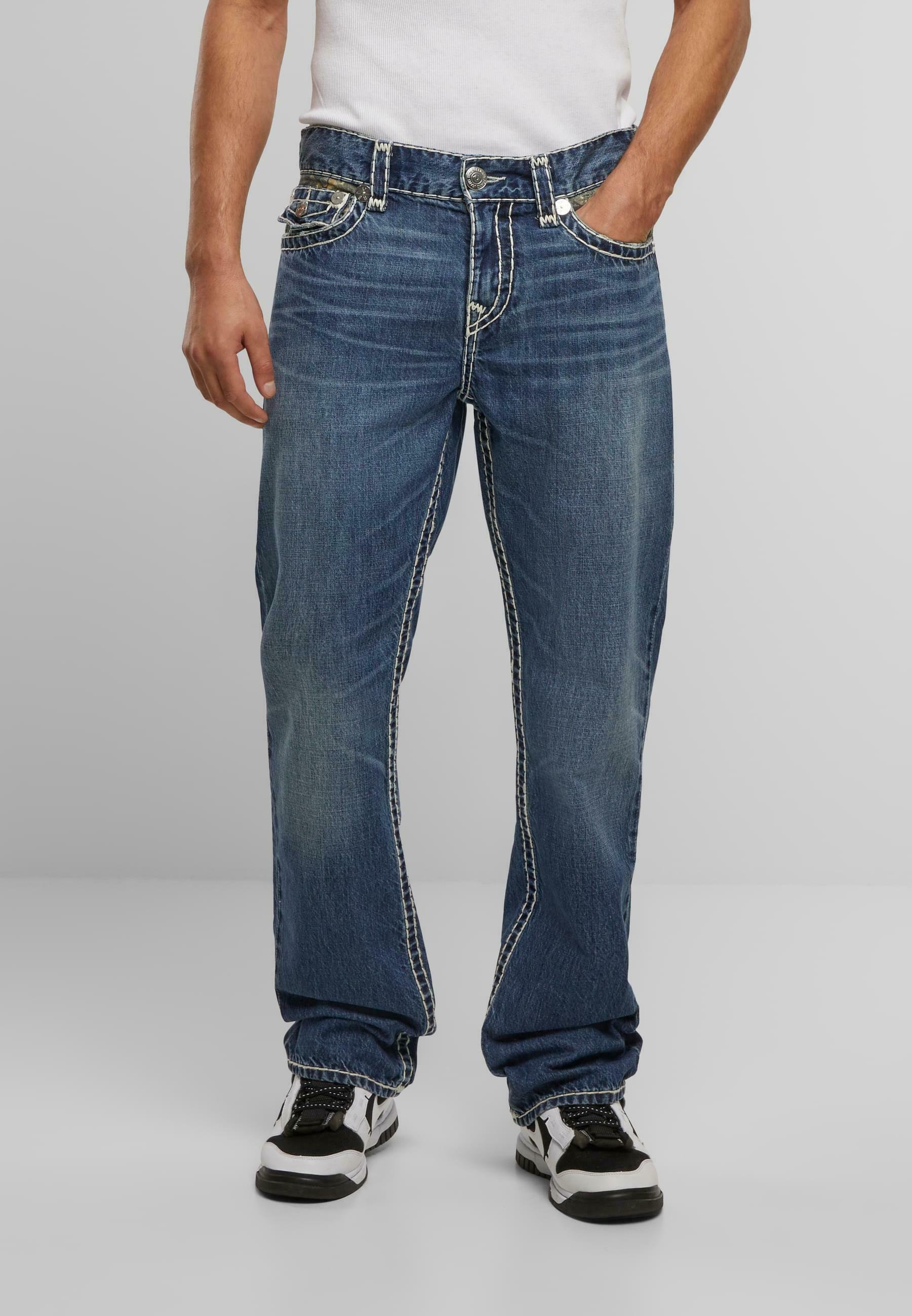 True Religion RICKY SUPER T FLAP BUDDHA CAMO - Straight leg jeans