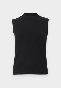 SLEEVELESS MOCKNECK - Pulóver - black