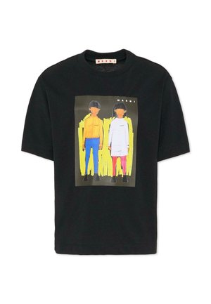 CORTA - T-shirt imprimé - black