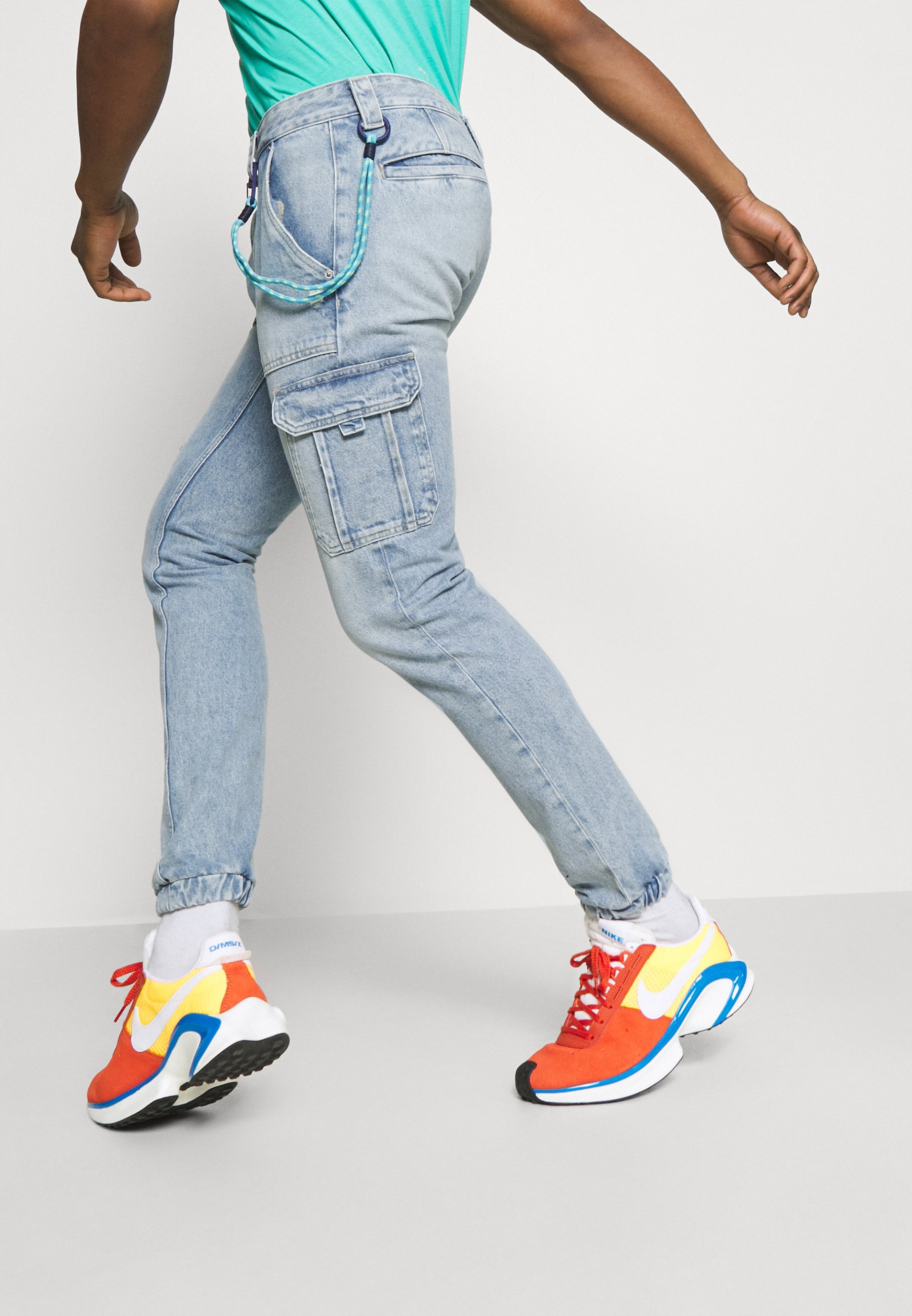 Tommy Jeans SCANTON CARGO - Jeans baggy - light blue rigid/carta da  zucchero - Zalando.it