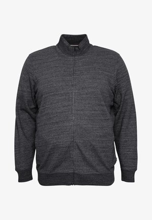 Süsinikhall tõmblukkidega jope kõrge kaeluse, pikkade varrukate ja soonikkoes mansettidega. Pehme tekstuuriga kangas, millel on peen heatheri muster.