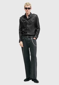 AllSaints ERGO - Leren jas - black