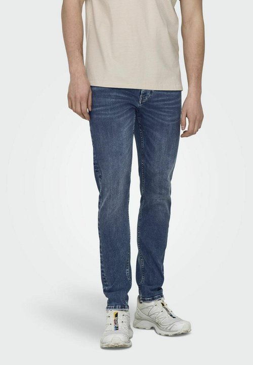 ONLY & SONS Onsedge Straight Box Tai DNM Cbo Noos, zwart denim, 33W / 34L