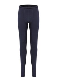 Marine lange onderkleding van zacht stof, met een aansluitend ontwerp en een elastische tailleband waarop de merknaam "nomad" is gedrukt.