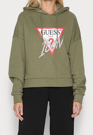 Sweat à capuche - olive